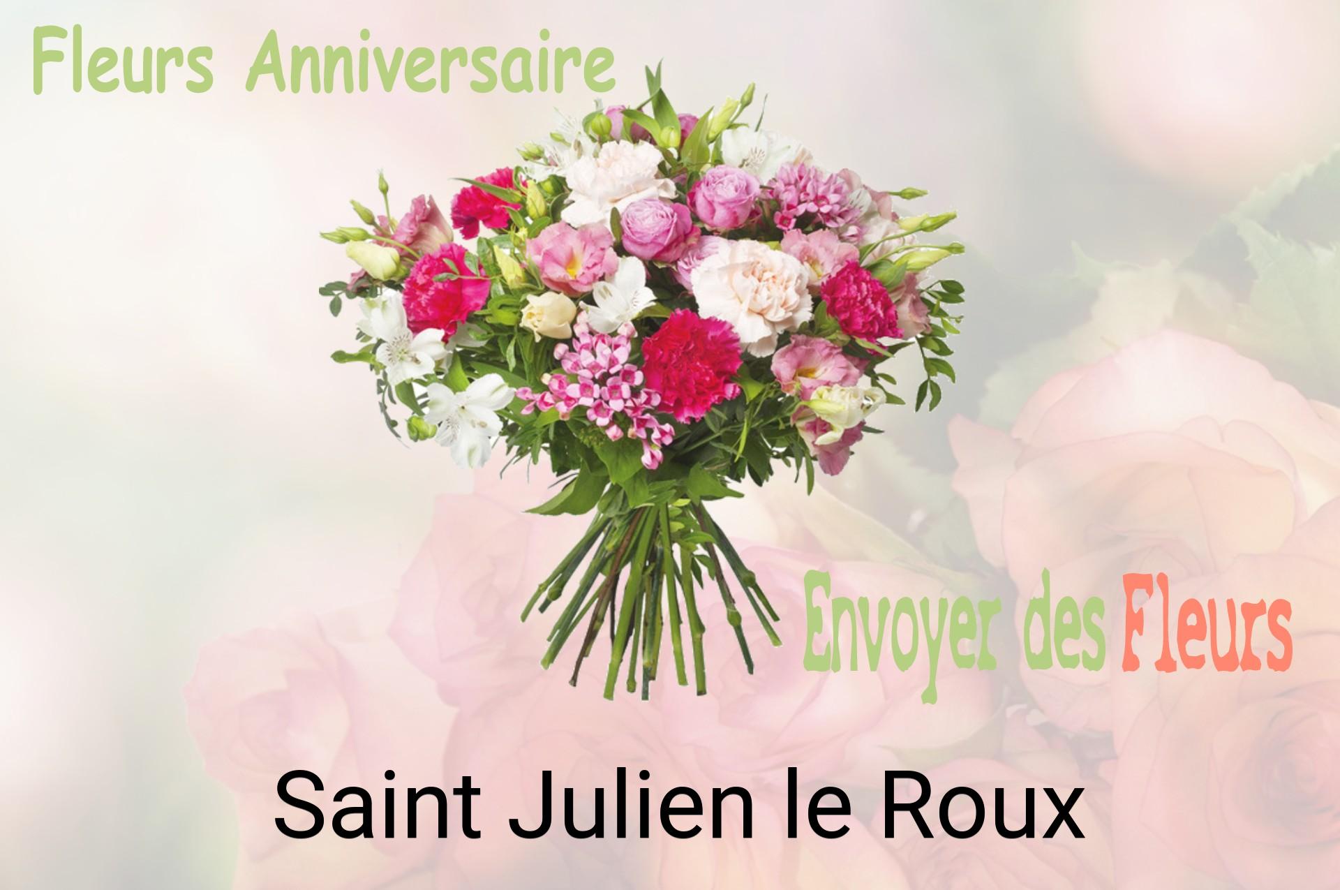 Bouquet de fleurs d’anniversaire livré à Saint-Julien-le-Roux