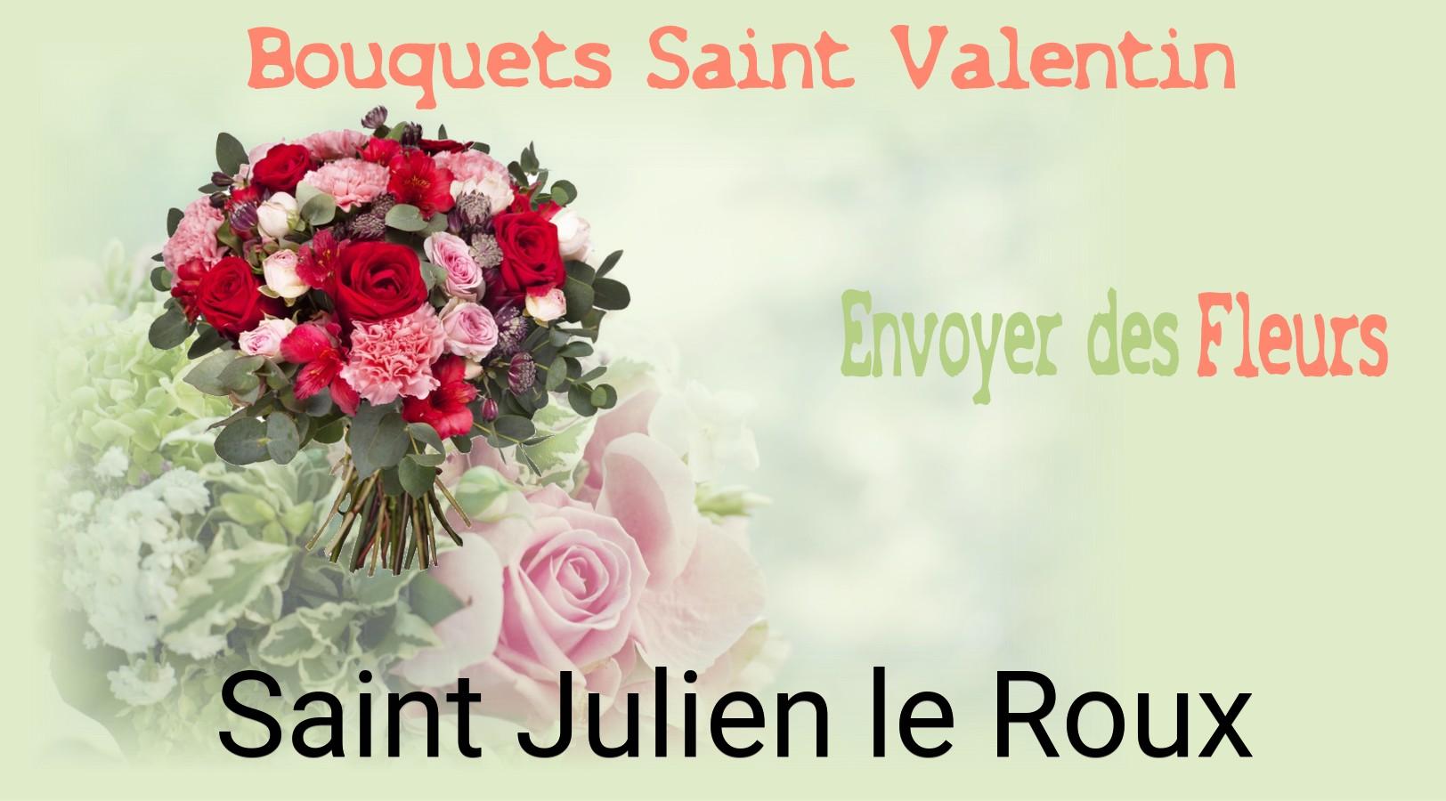 Roses de Saint-Valentin livrées à Saint-Julien-le-Roux